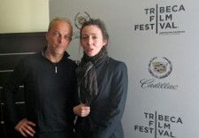 Yves Montmayeur and Anne-Katrin Titze at the Tribeca Film Festival. Photo by Max Rissman.